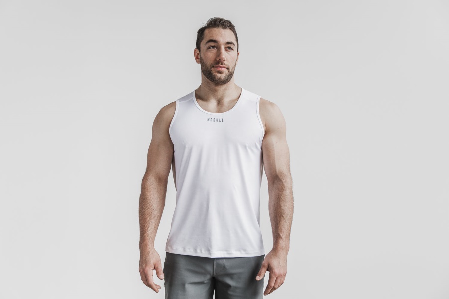 Camiseta Sin Mangas Con Textura Ligera Para Hombre Nobull (camuflaje) Brillante