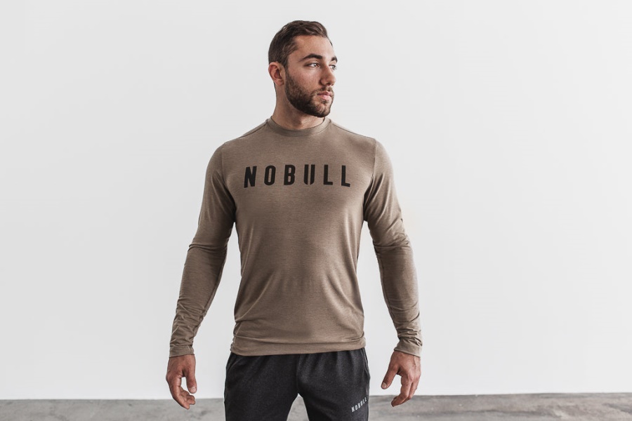 Camiseta De Manga Larga De Hombre Nobull Rock