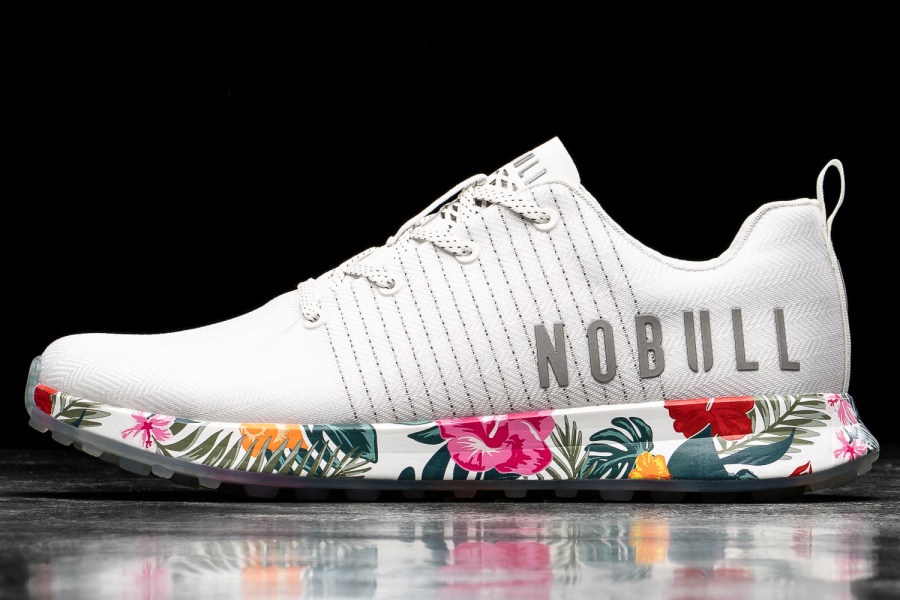 Zapato De Golf Nobull Matryx Hombre Blanco Tropical