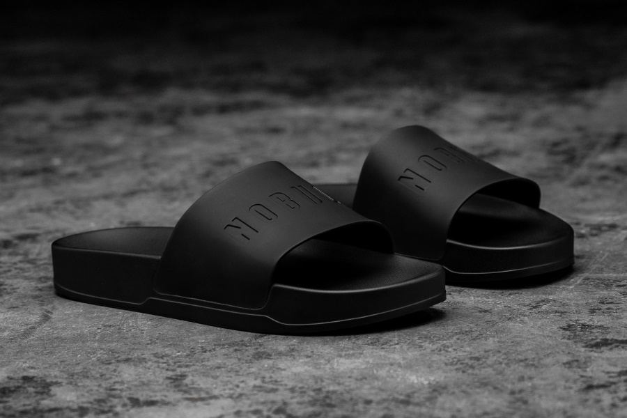 Chanclas Nobull Para Hombre Negras